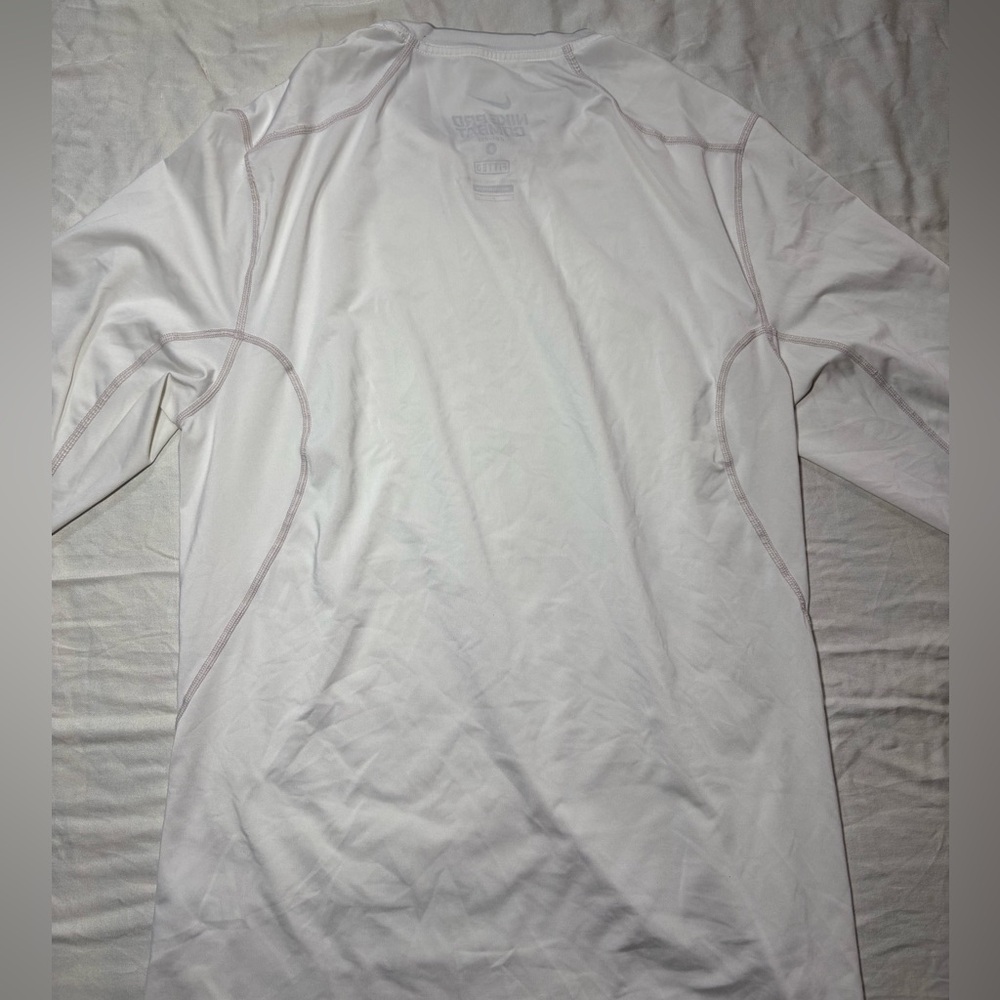 Nike Pro combat White Long Sleeve Shirt - Picture 14 of 14